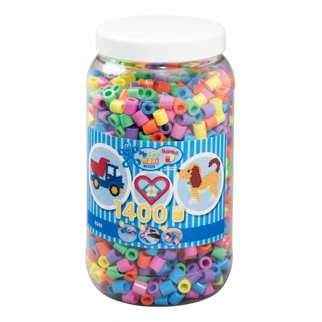 HAMA Maxiperlen pastellmix 1400 - Bild 1