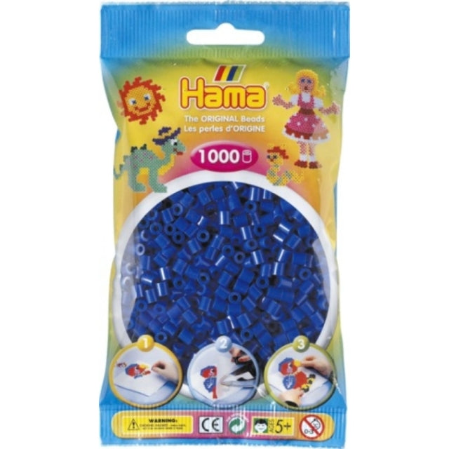 HAMA Perlen Beutel blau 1000 - Bild 1