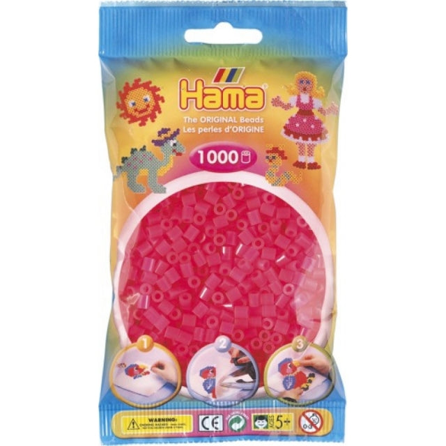 HAMA Perlen neon fuchsia 1000 - Bild 1