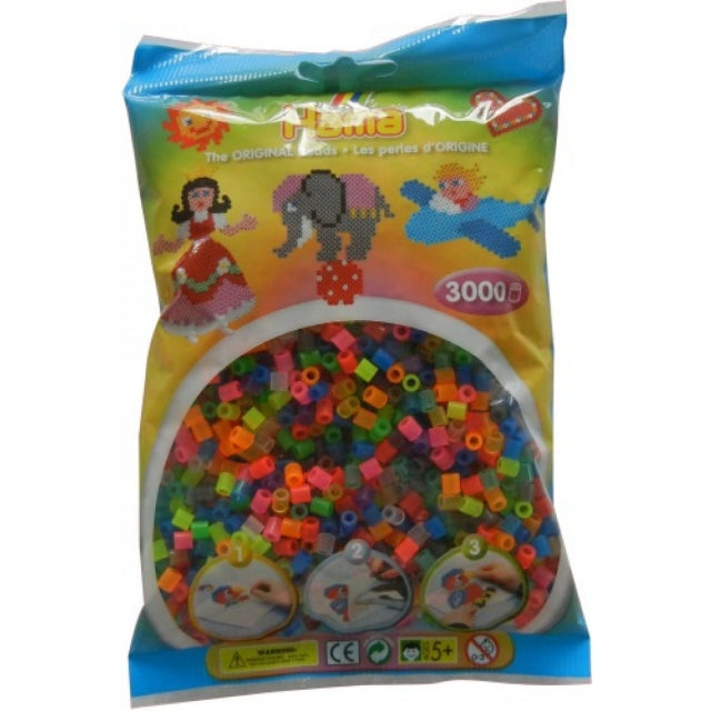 HAMA Perlen transparent neon 3000 - Bild 1