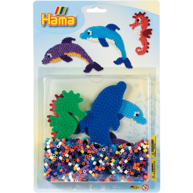 HAMA Stiftplatte und Perlen Meer 1100 Stück - Bild 1