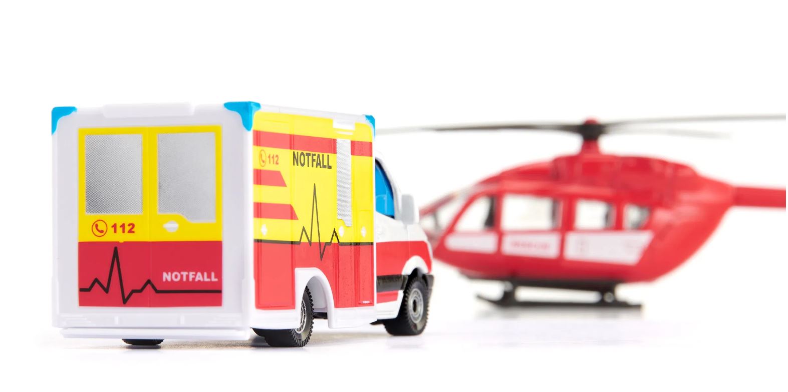Siku Mercedes-Benz Rettungswagen & Helikopter 01.748 - Bild 2
