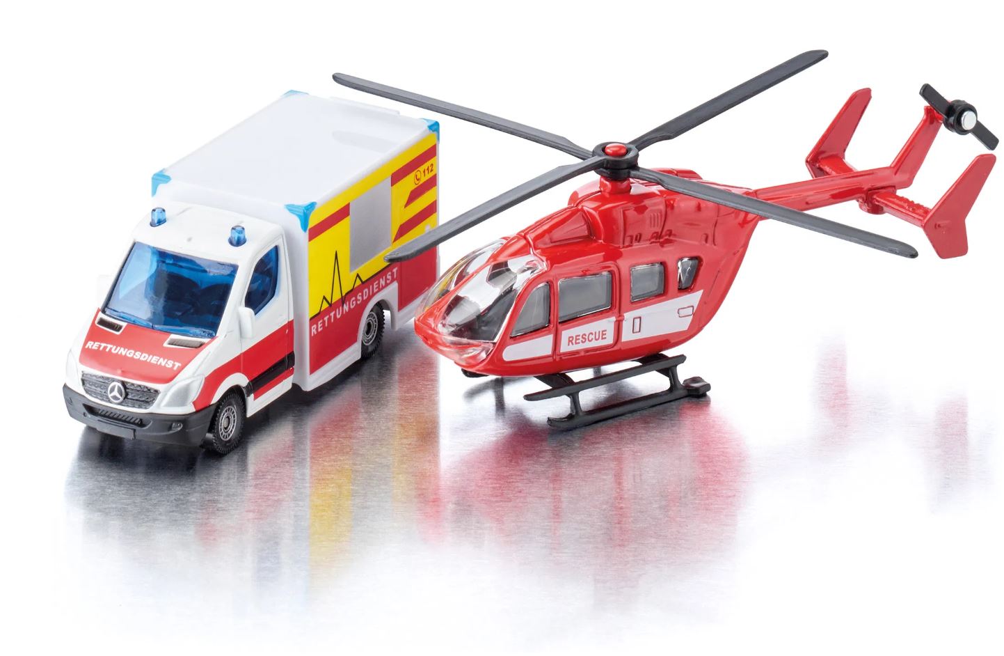 Siku Mercedes-Benz Rettungswagen & Helikopter 01.748 - Bild 4