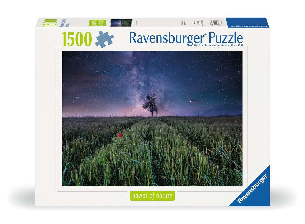 Puzzle 1500 Teile Nachthimmel über dem Kornfeld 00.799 - Bild 1