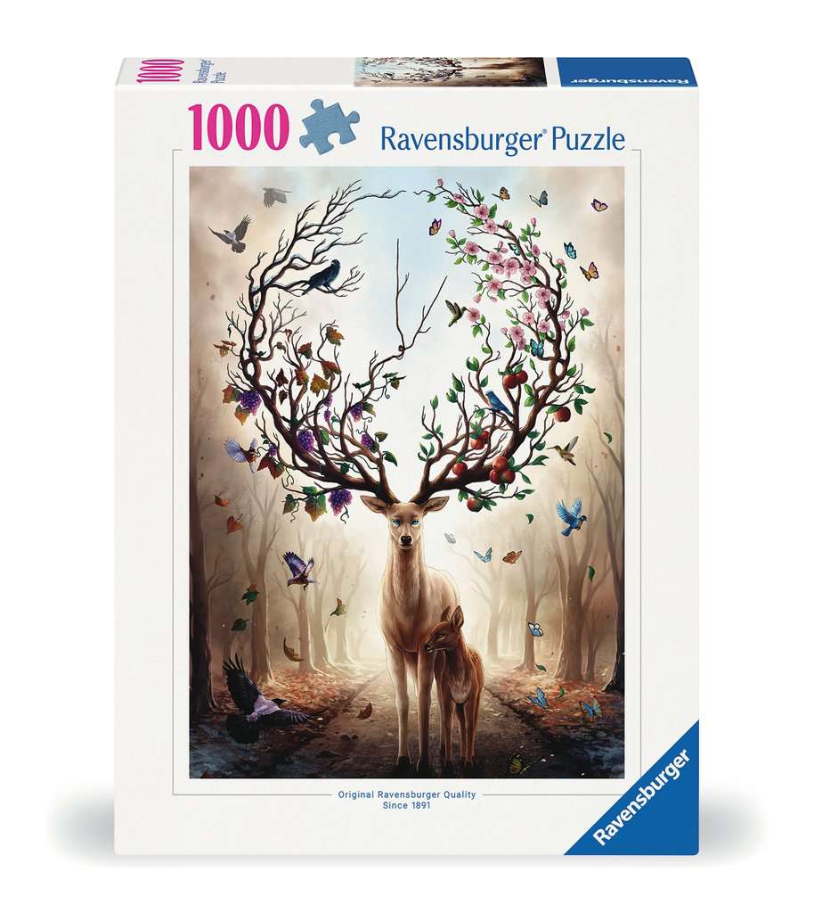 Puzzle 1000 Teile Magischer Hirsch 00.459 - Bild 1
