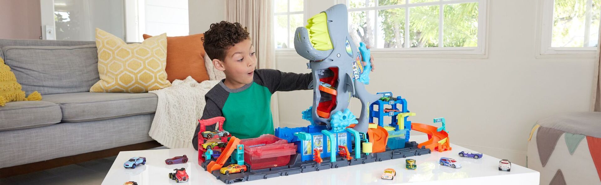 Hot Wheels City Ultimative Hai Waschanlage - Bild 6