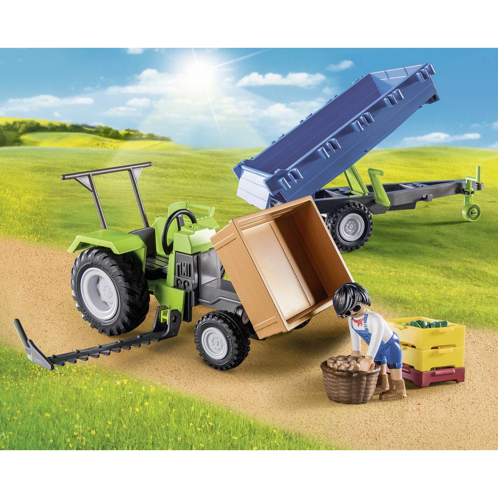 PLAYMOBIL Traktor mit Hänger 71249 - Bild 3