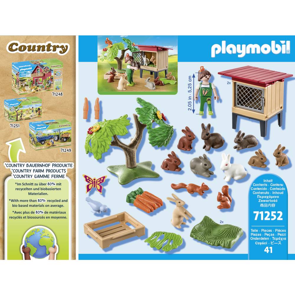 PLAYMOBIL Kaninchenstall 71252 - Bild 4