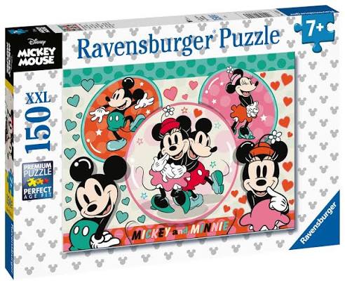 Puzzle 150 XXL Teile Unser Traumpaar Mickey und Minnie 13.325 - Bild 1