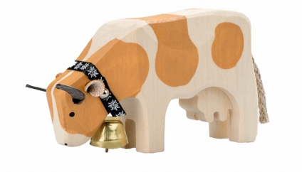 Trauffer 1008 Simmentaler Kuh fressend klein - Bild 1