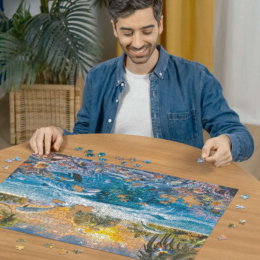 Puzzle 1000 Teile Unterwasserinsel 00.887 - Bild 3
