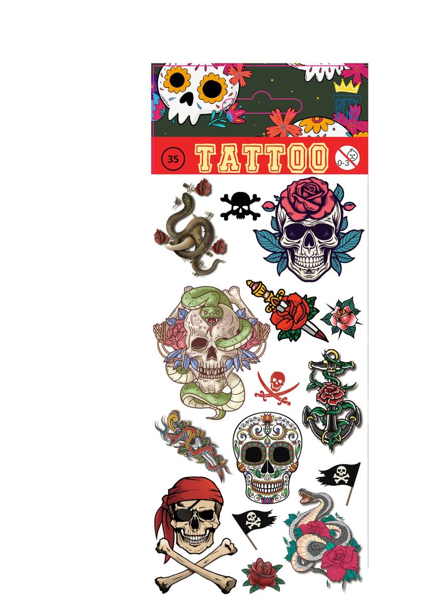 Tattoos Skeleton - Bild 1