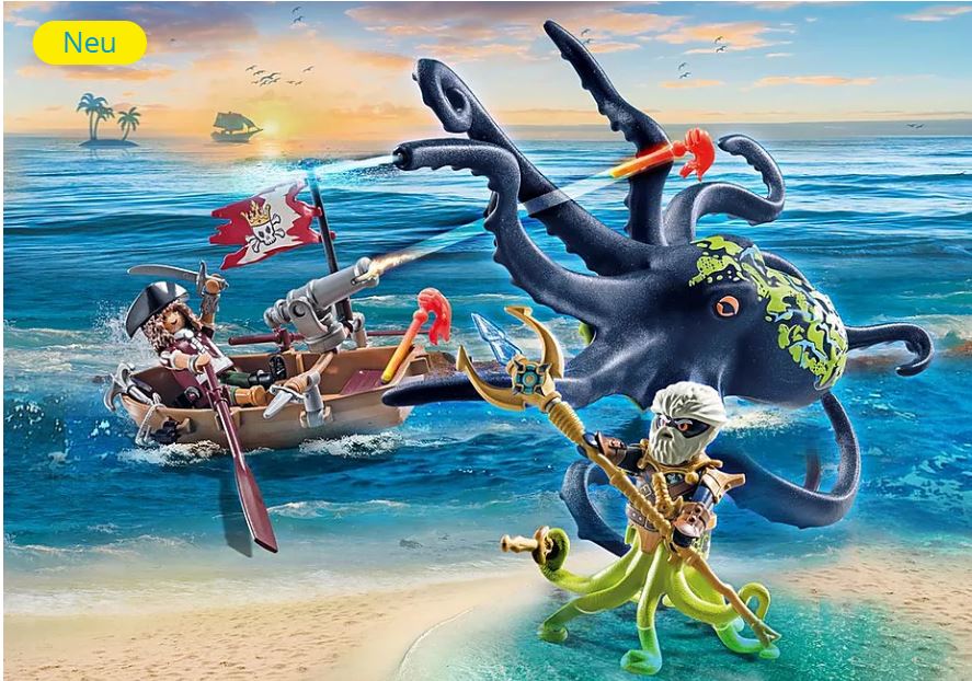 PLAYMOBIL Kampf gegen den Riesenoktopus 71419 - Bild 2