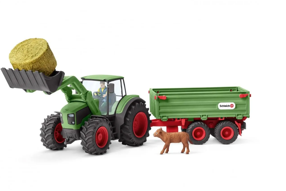 Schleich Farm World Traktor mit Anhänger 42379 - Bild 1