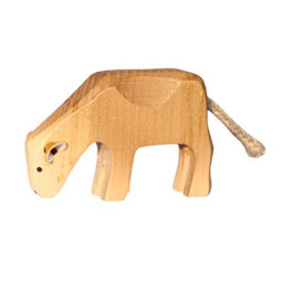 Trauffer 1040 Kalb fressend mit Glocke braun