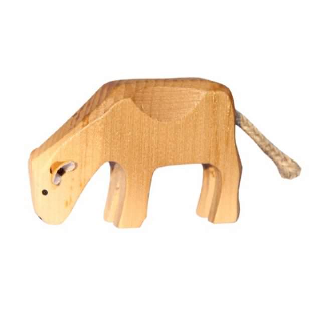 Trauffer 1040 Kalb fressend mit Glocke braun - Bild 1