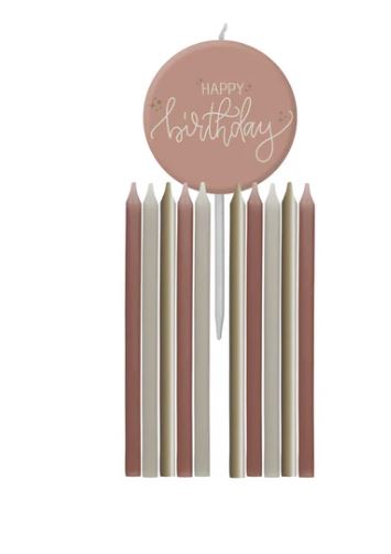 Creme Rose Kerzen-Set - Bild 1