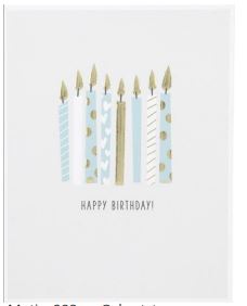 Klappkarte Happy Birthday - Bild 1