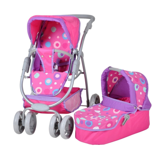 Kombi Puppenwagen - Coco Pink Splash - Bild 1