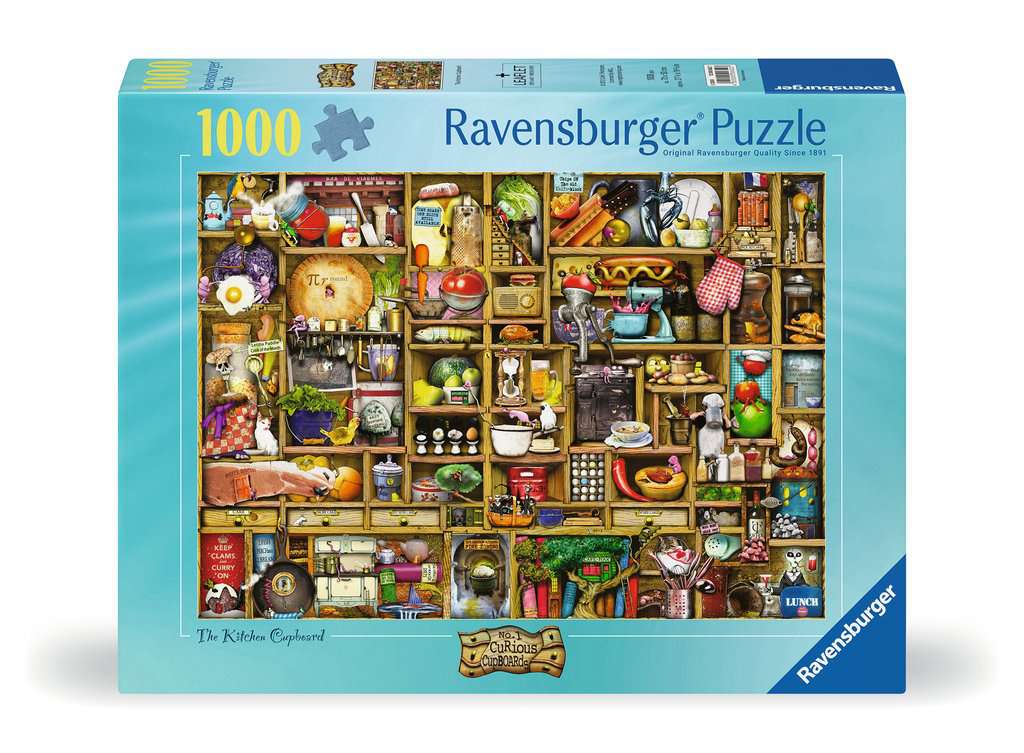 Puzzle 1000 Teile Kurioses Küchenregal 00.652 - Bild 1