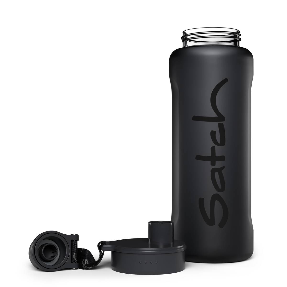 Satch Trinkflasche Tritan XL Black 1000ml - Bild 5