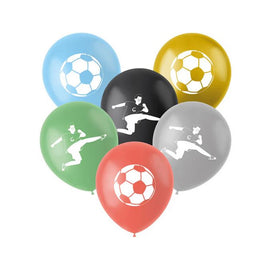 Fantastic Football Latexballons Ø33cm 6 Stück