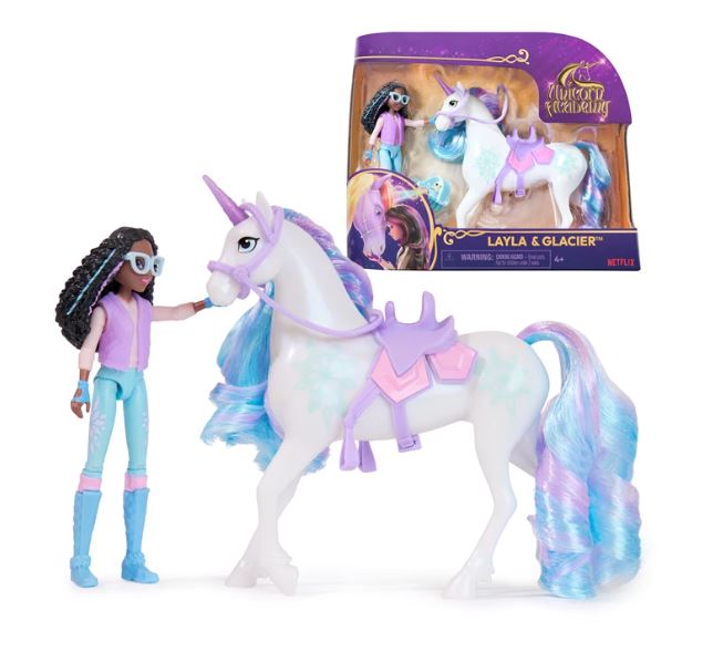 Unicorn Acaddemy Layla & Glacier Small Doll & Unicorn - Bild 2