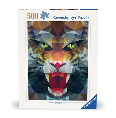Puzzle 500 Teile Löwe aus Polygonen 00.239