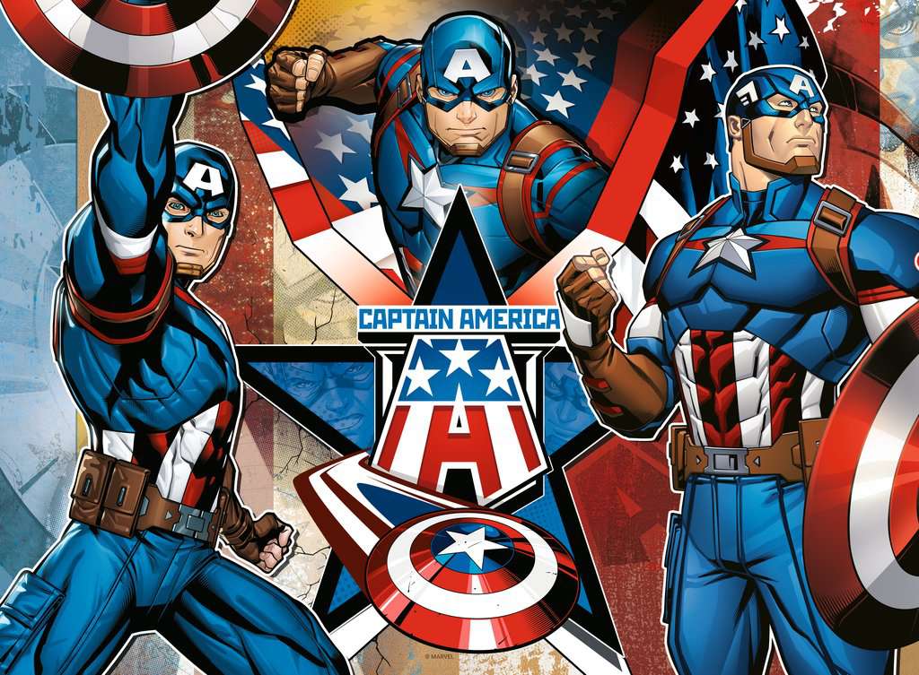 Puzzle 100 Teile Marvel Avengers Der erste Avenger 01.073 - Bild 2