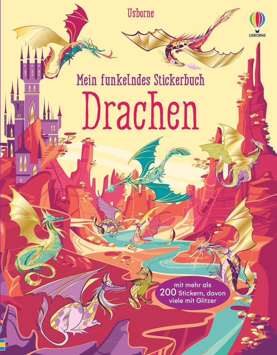 Mein funkelndes Stickerbuch: Drachen - Bild 1