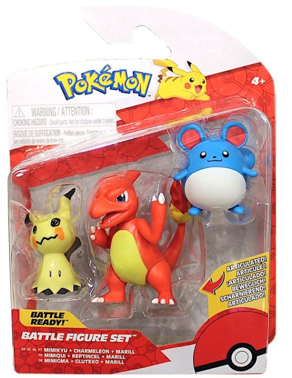 Pokémon Battle Figuren Dreierpack Battle Ready - Bild 5