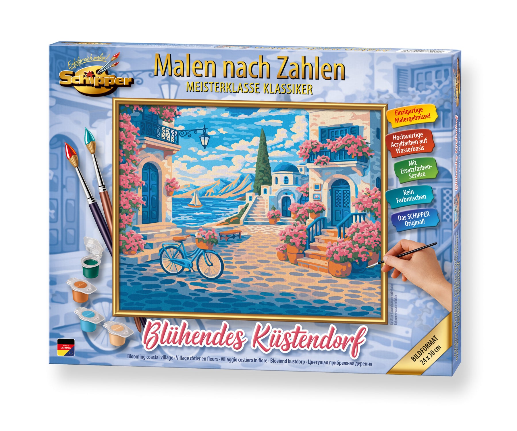 Schipper Blühendes Küstendorf 24x30cm - Bild 1