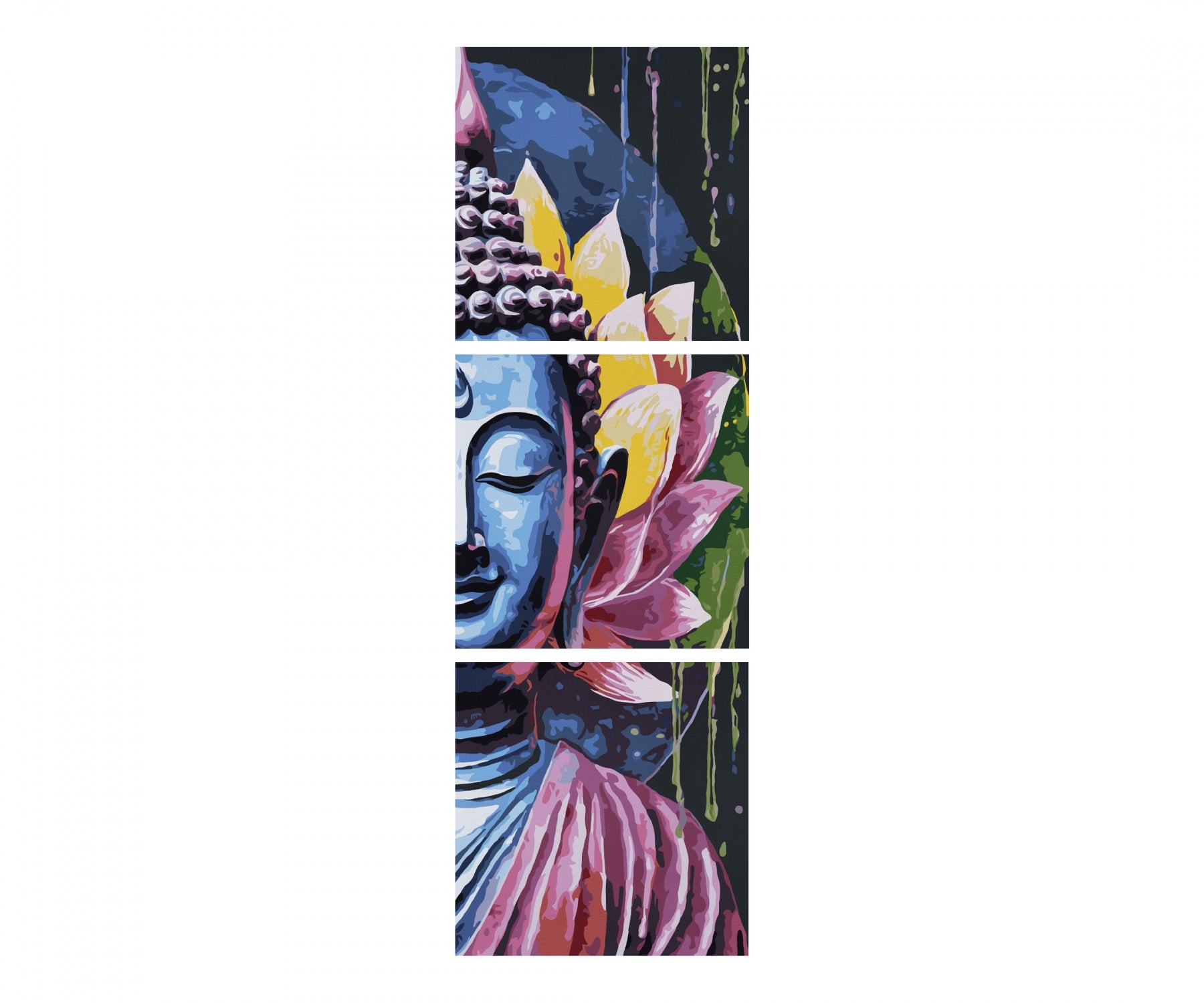 Schipper Buddah Triptochon 3x je 40x40cm - Bild 1