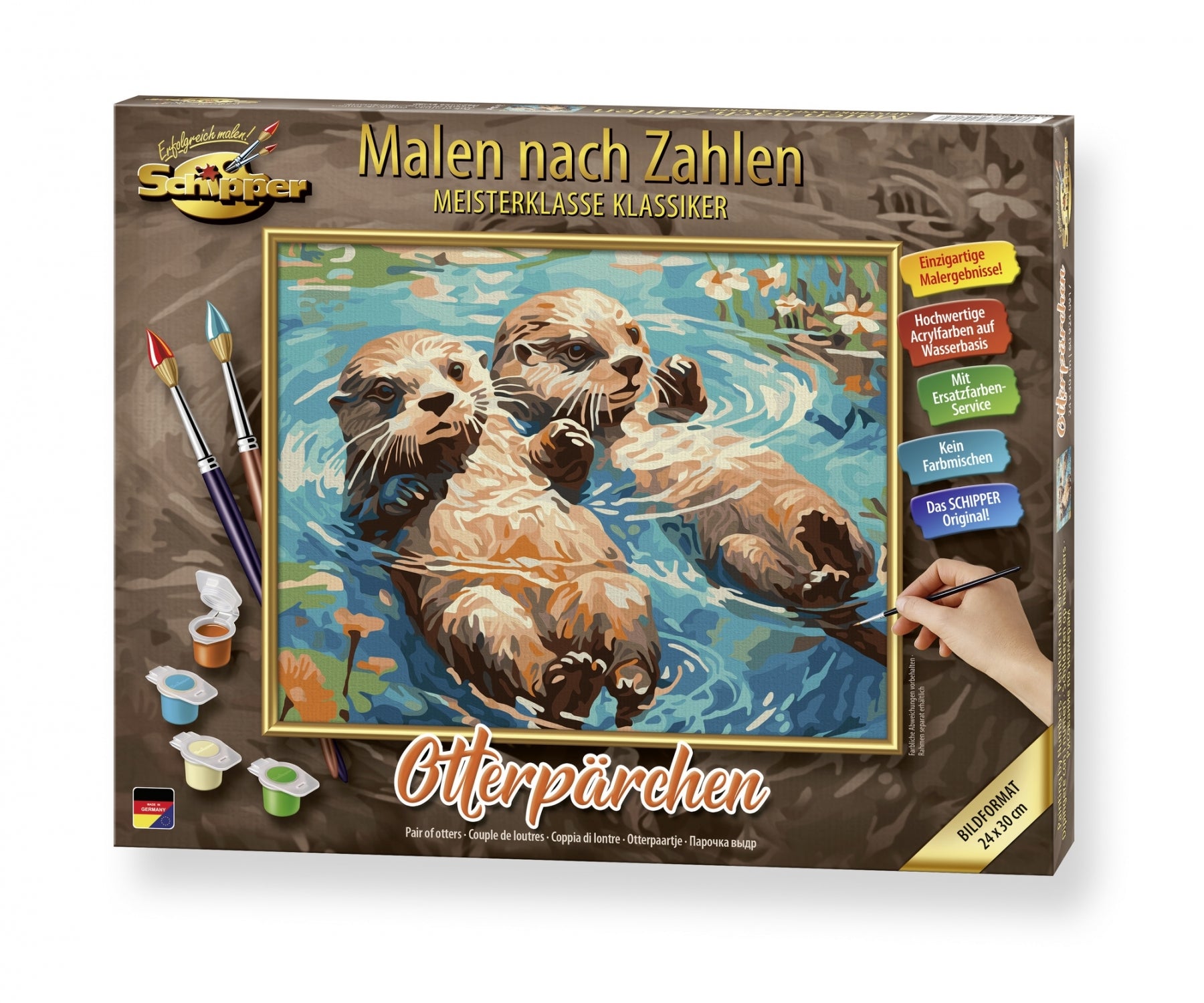 Schipper Otterpärchen 24x30cm - Bild 3