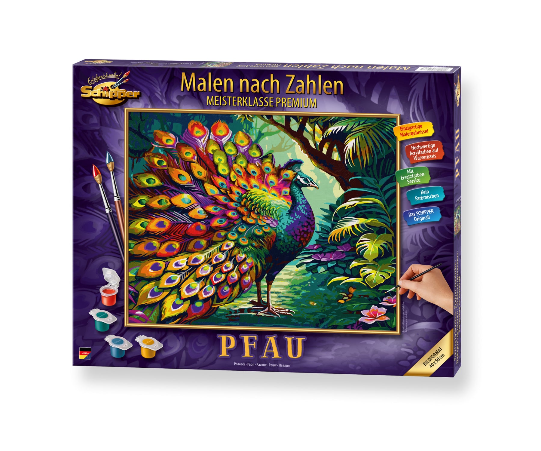 Schipper Pfau 40x50cm - Bild 1