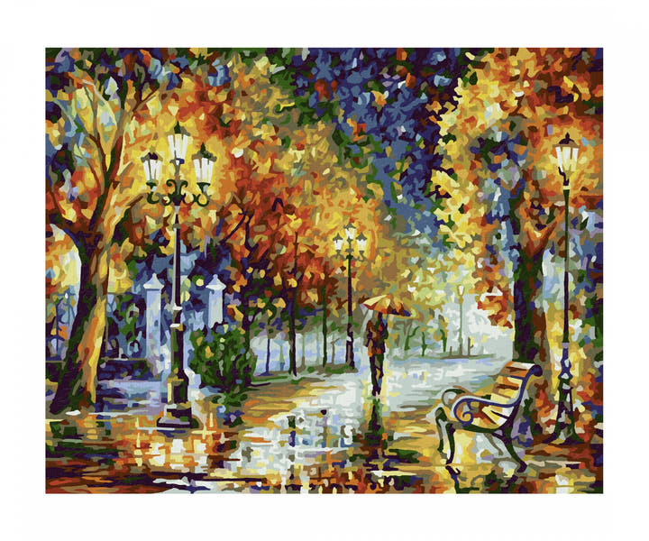 Schipper Spaziergang im Herbst 24x30cm