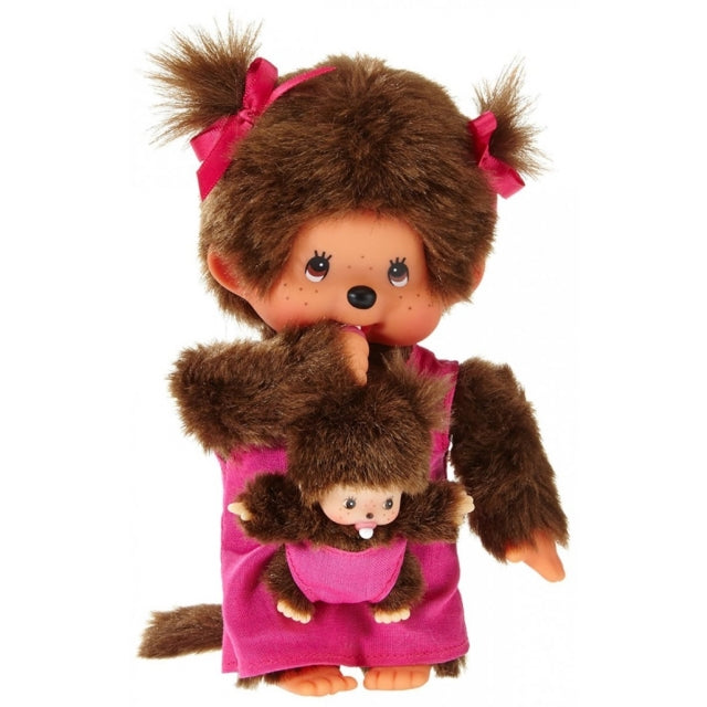Monchhichi Mother Care Pink Girl, ca. 20 cm - Bild 1
