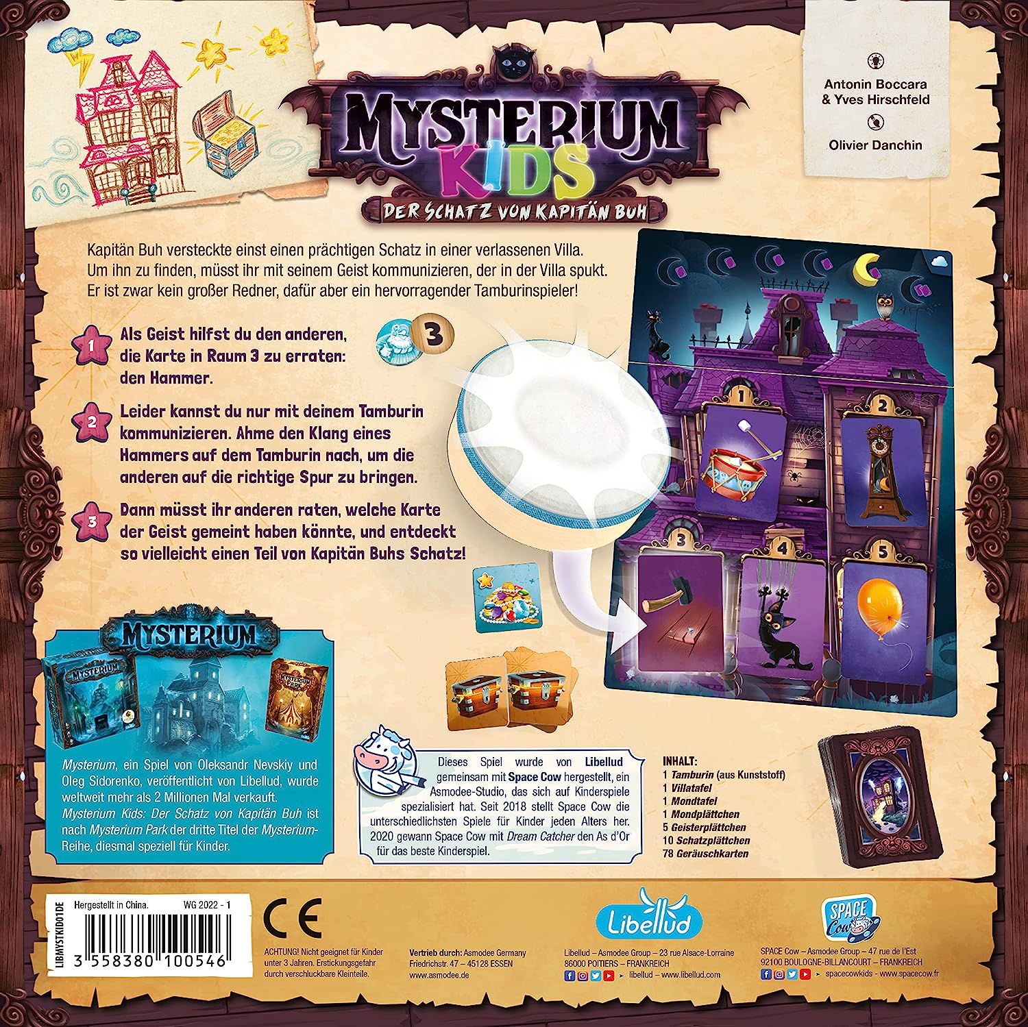 Mysterium Kids Der Schatz von Kapitän Buh Kinderspiel des Jahres 2023 - Bild 3