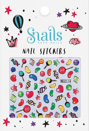 Nagelsticker Süssigkeiten - Bild 1