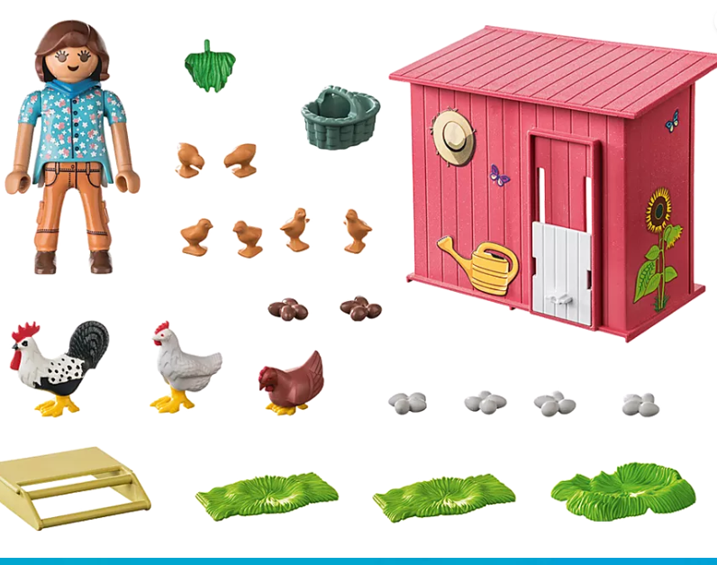 PLAYMOBIL Hühner mit Küken 71308 - Bild 3