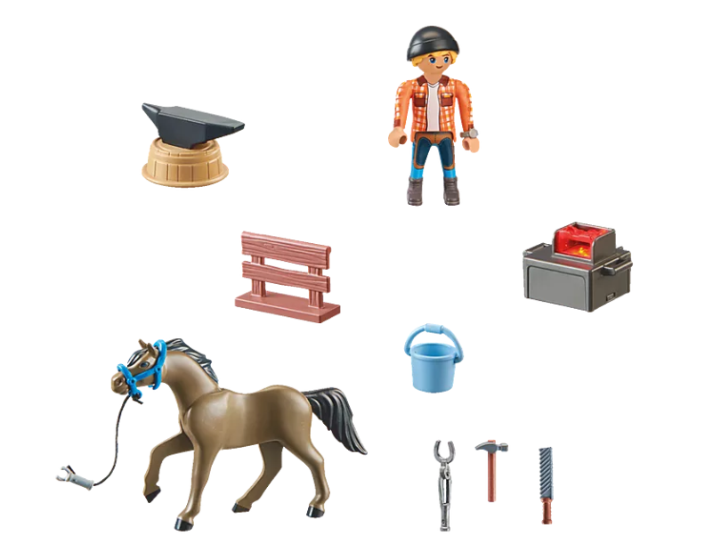 PLAYMOBIL Hufschmied Ben & Achilles 71357 - Bild 3