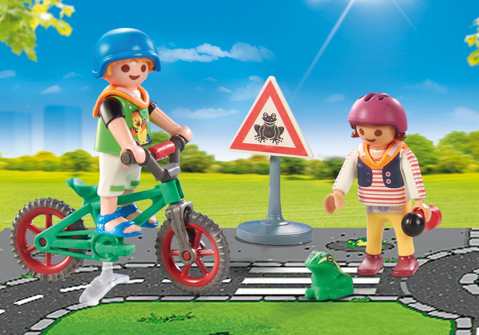PLAYMOBIL Fahrradparcours 71332 - Bild 5