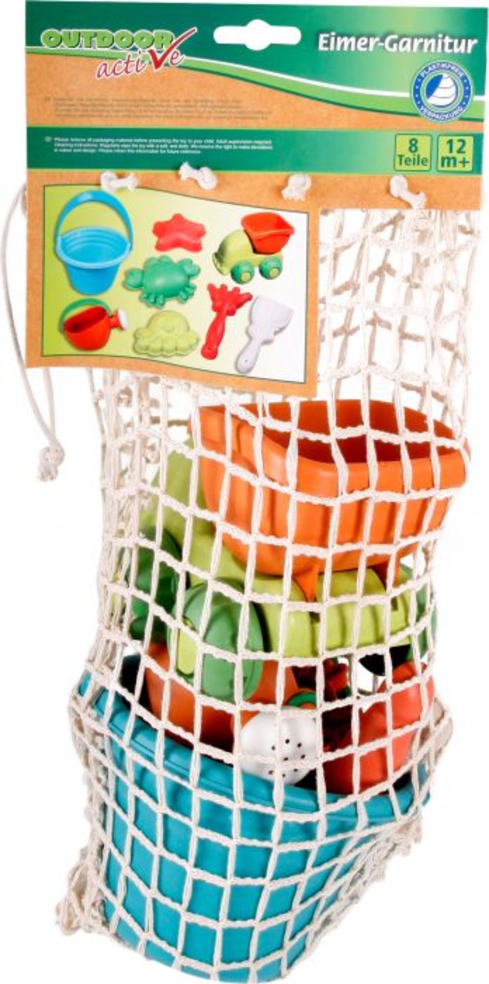Outdoor active green Eimergarnitur 8-teilig - Bild 1