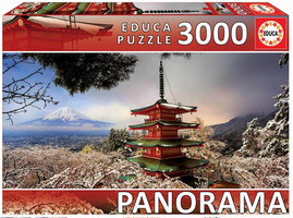 Puzzle Mount Fuji and Chureito Pagoda 3000 T.