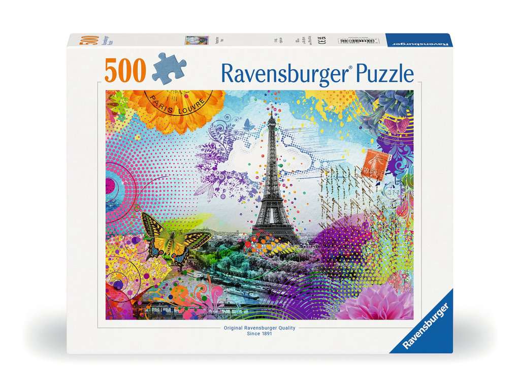 Puzzle 500 Teile Postkarte aus Paris 00.722 - Bild 1