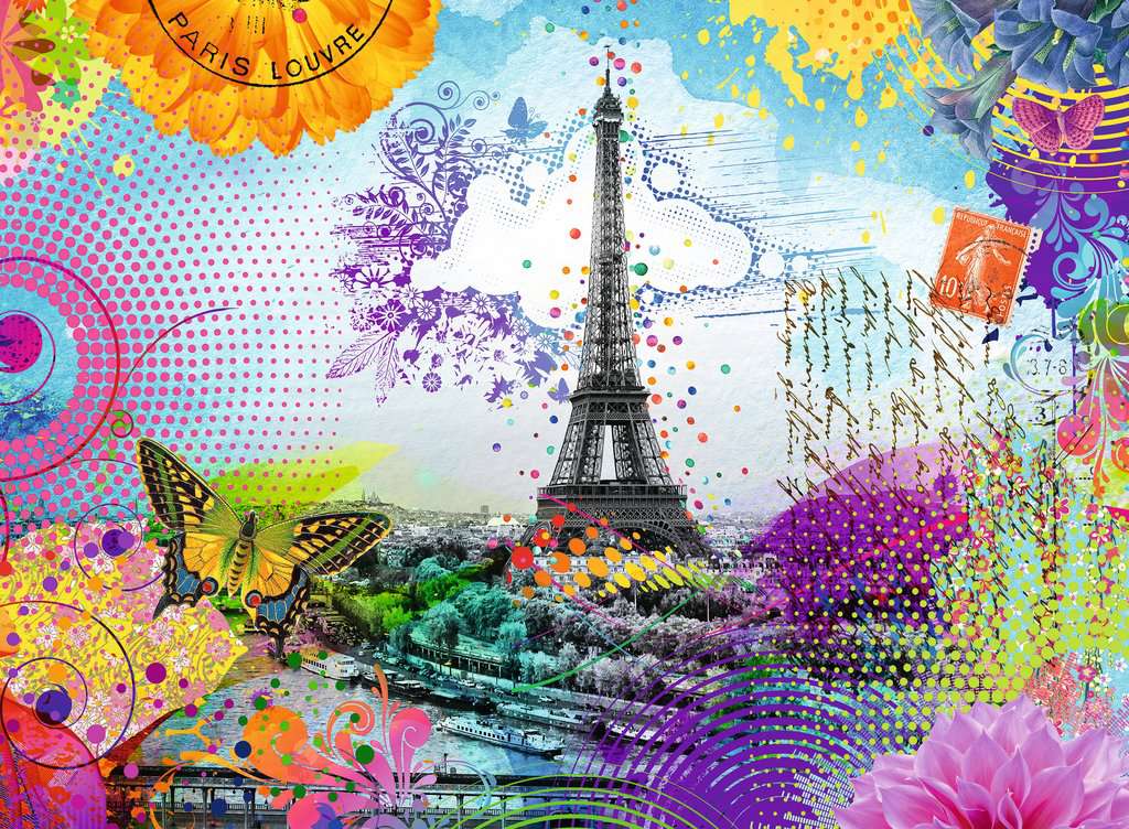 Puzzle 500 Teile Postkarte aus Paris 00.722 - Bild 2