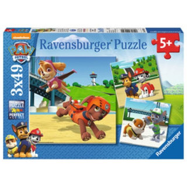 Paw Patrol Team auf 4 Pfoten Puzzle 3x49 - Bild 2
