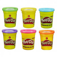 Play-Doh Einzeldosen in sechs Farben – geliefert wird eine Dose