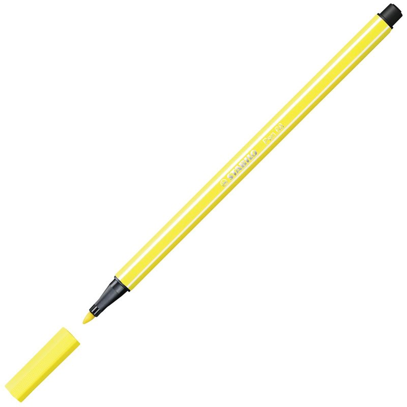 Stabilo Pen 68 Fasermaler, zitronengelb - Bild 2