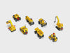 360-Grad-Ansicht der Baufahrzeuge von LEGO Technic 42233 Mächtige Maschinen